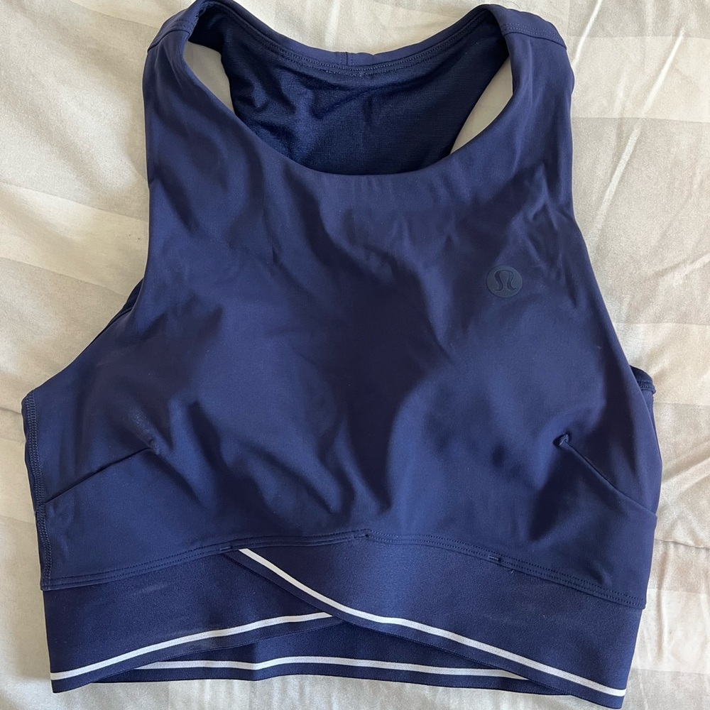 lululemon athletica Navy Blue Racerback Tank Top